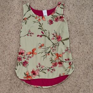 Chico’s Floral Reversible Top